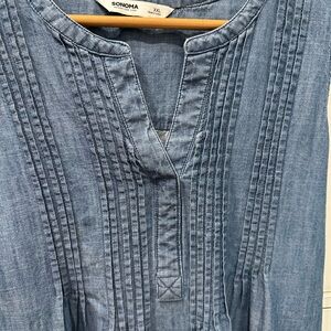 Sonoma chambray dress XXL